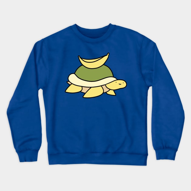 Banana Turtle Crewneck Sweatshirt by saradaboru